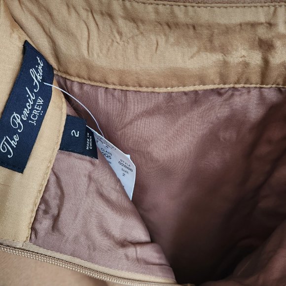 NWT J Crew Factory beige pencil skirt - Picture 5 of 7